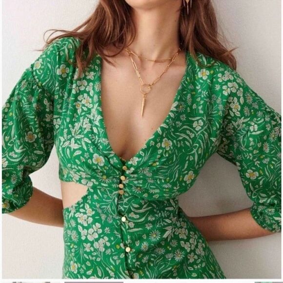 BA&SH Aria Cutout Midi Dress - Picture 7 of 7